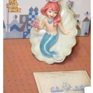 Disney WDCC It's A Small World After All Mermaid Statue  with COA
